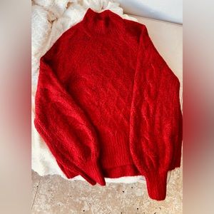 Abercrombie red sweater
